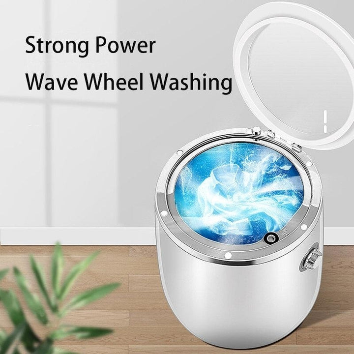 260W Portable Semi-Automatic Washing Machine Knob Control 740rpm Washer Dryer for Baby Clothes 220V Image 5