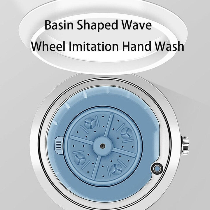 260W Portable Semi-Automatic Washing Machine Knob Control 740rpm Washer Dryer for Baby Clothes 220V Image 6