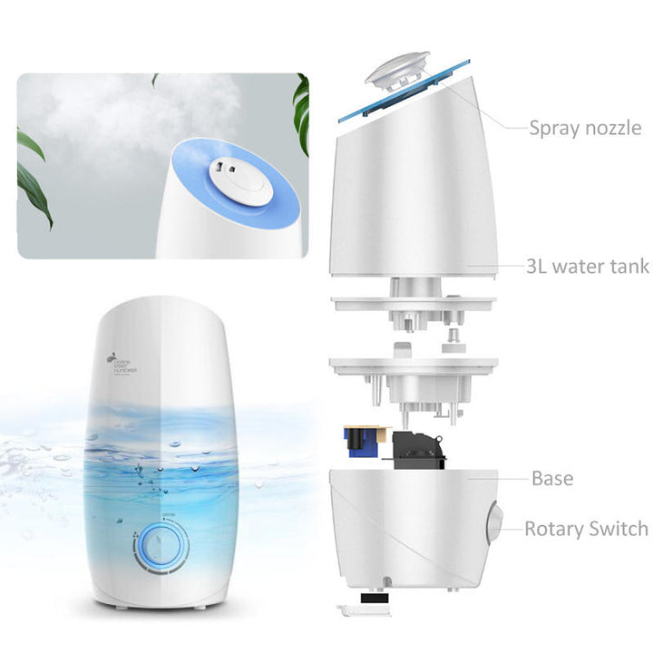 3L Big Capacity Household Mute Air Humidifier Aromatherapy Diffuser 220V Image 4