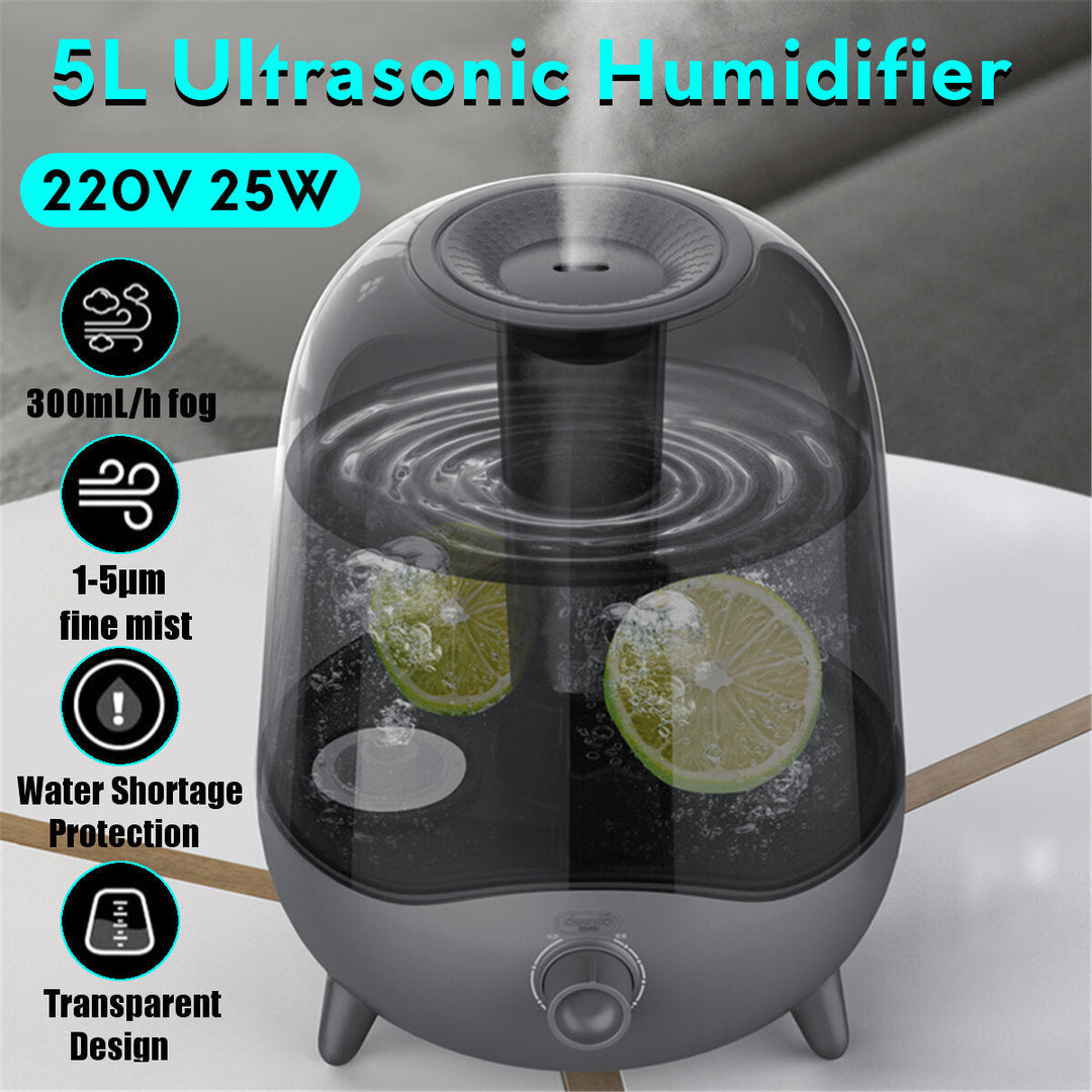 5L Large Capacity Crystal Air Humidifier 25W 280 ml,h Humidification Low Noise Operation 220V Image 5