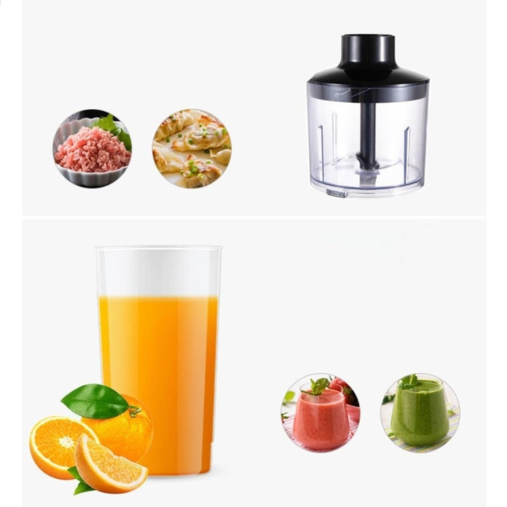 4-in-1 Multi-functional Hand Stick Blender Stainless Steel 220V Image 3