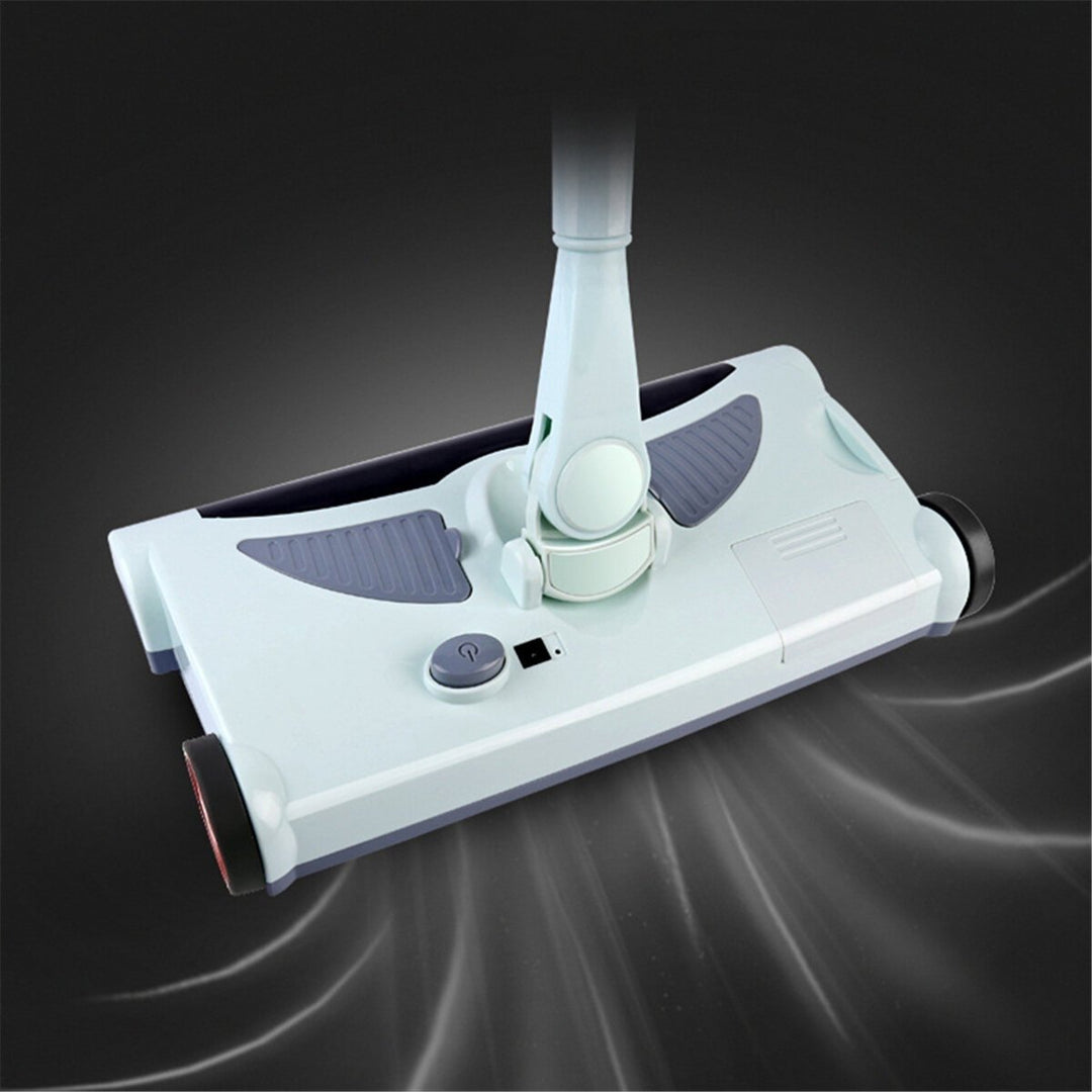 Adjustable Sweeping Mopping Sweeper Strong Suction Spin Broom 2500mAh Battery Life 110-220V Plug Image 4