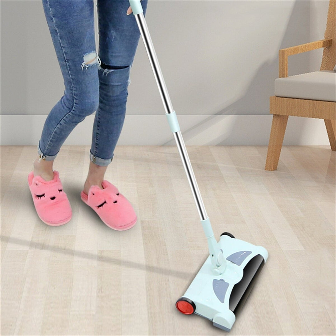 Adjustable Sweeping Mopping Sweeper Strong Suction Spin Broom 2500mAh Battery Life 110-220V Plug Image 6