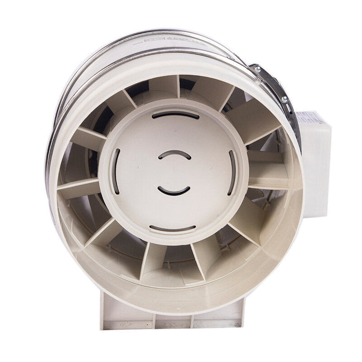 Circular Duct Fan Diagonal Flow Booster Fan Bathroom Kitchen Oil Fume Exhaust Fan 220V Image 3