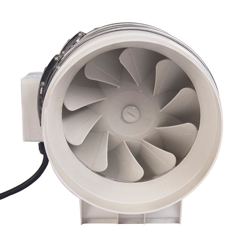 Circular Duct Fan Diagonal Flow Booster Fan Bathroom Kitchen Oil Fume Exhaust Fan 220V Image 4