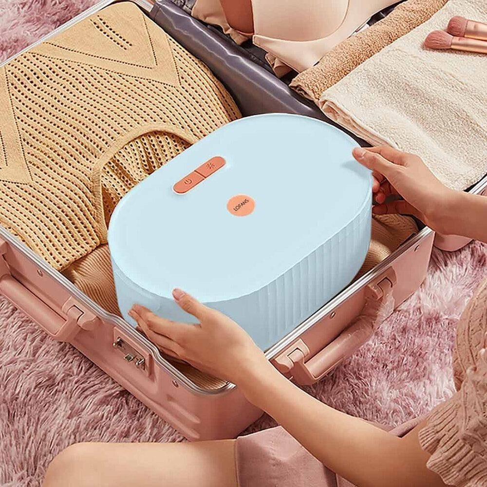 Clothes Dryer 99.99% UV Sterilization 360 Gentle Heat Drying 3 Modes Double-layered Sterile Storage Multi-item Image 3