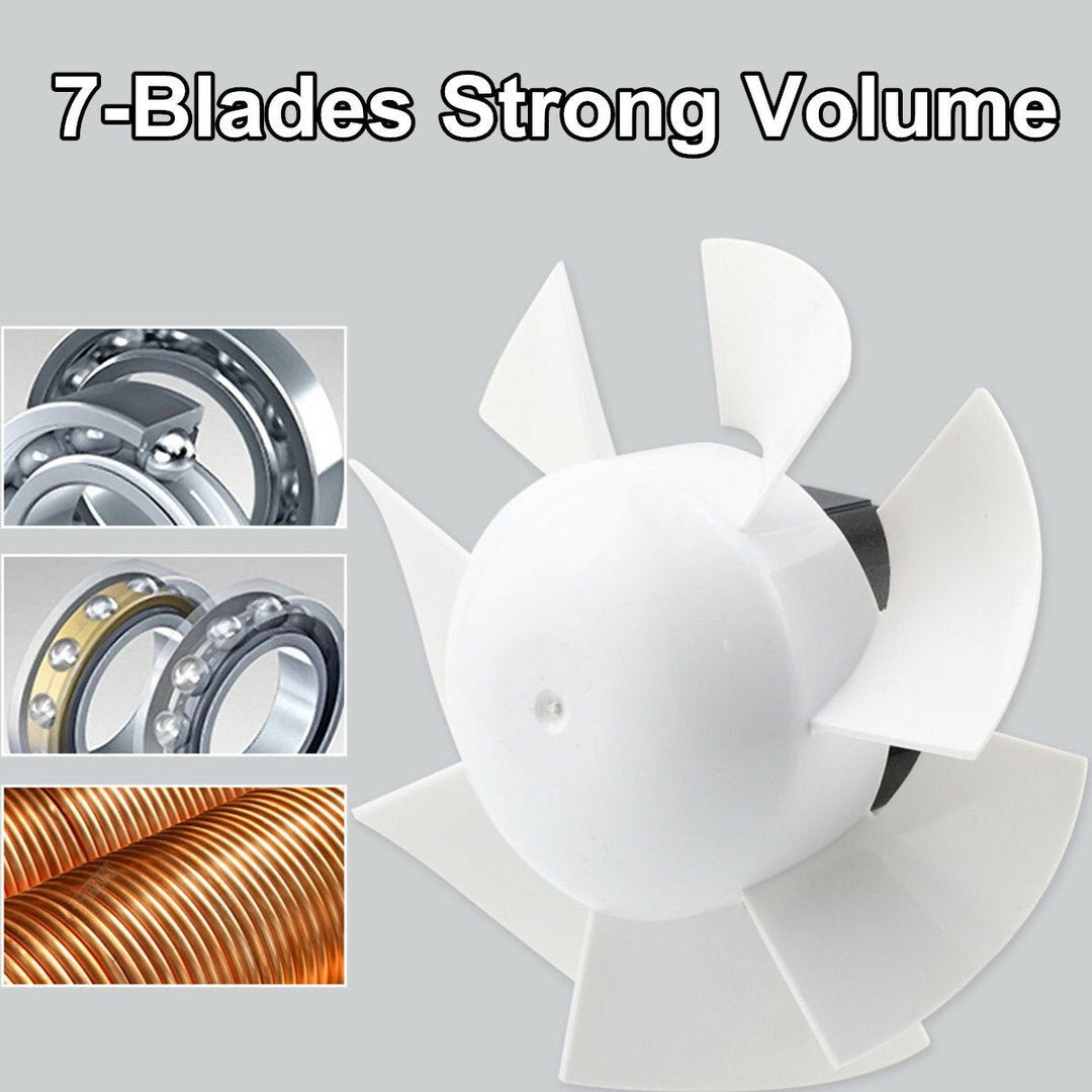 Exhaust Fan Wall Window Kitchen Toilet Bathroom Pipe Duct 220V Image 4