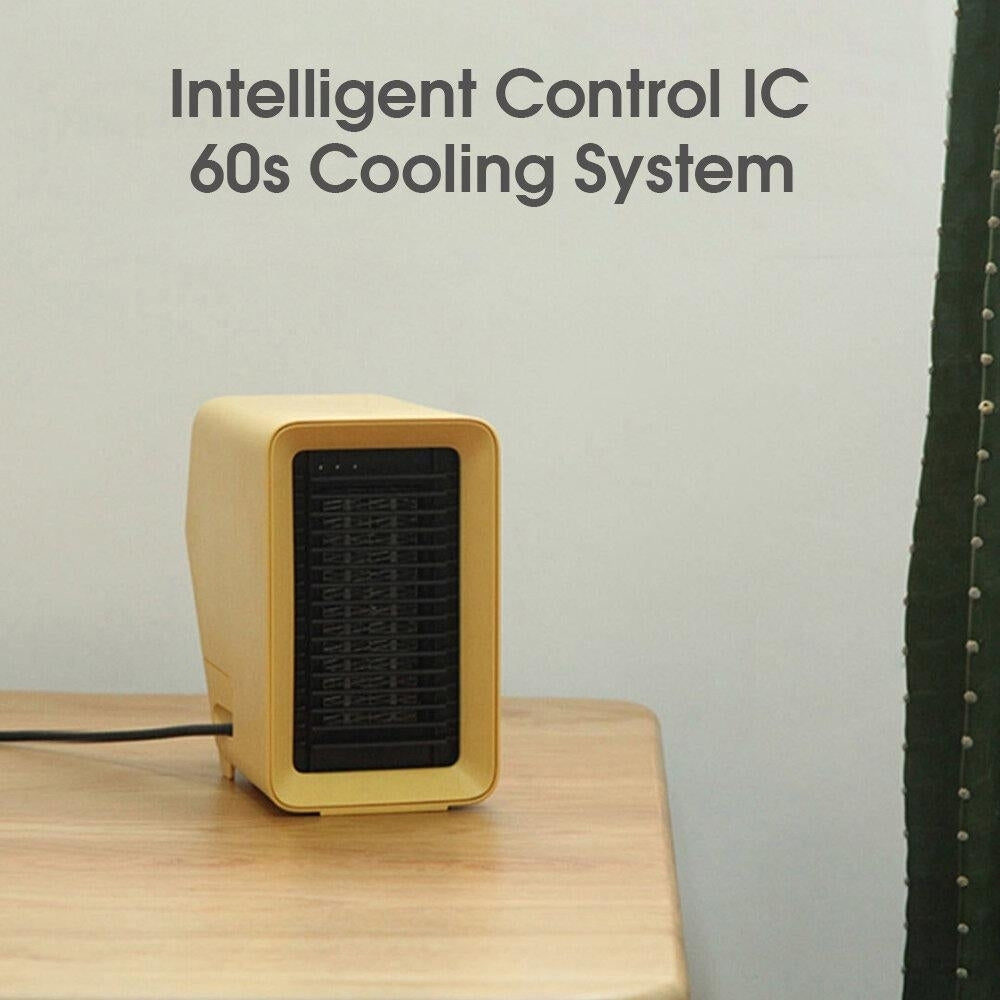 Electric Heater 50 Dual Angle Adjustment Desktop Ground Usage 2 Gears Touch Control PTC Ceramic Heating for Office Home Image 5