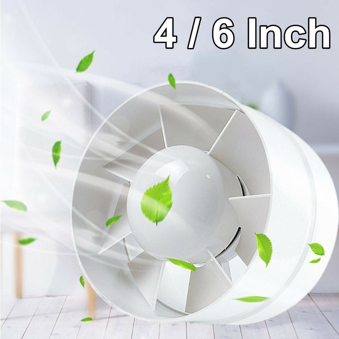 Exhaust Fan Wall Window Kitchen Toilet Bathroom Pipe Duct 220V Image 10