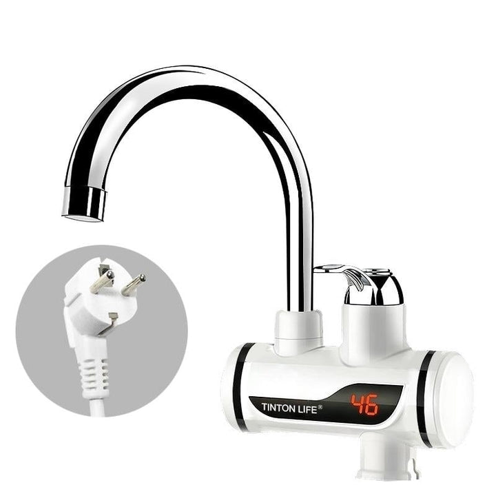 Instant Tankless Electric Water Heater Kitchen Heating Tap Faucet with LED 220V Image 7