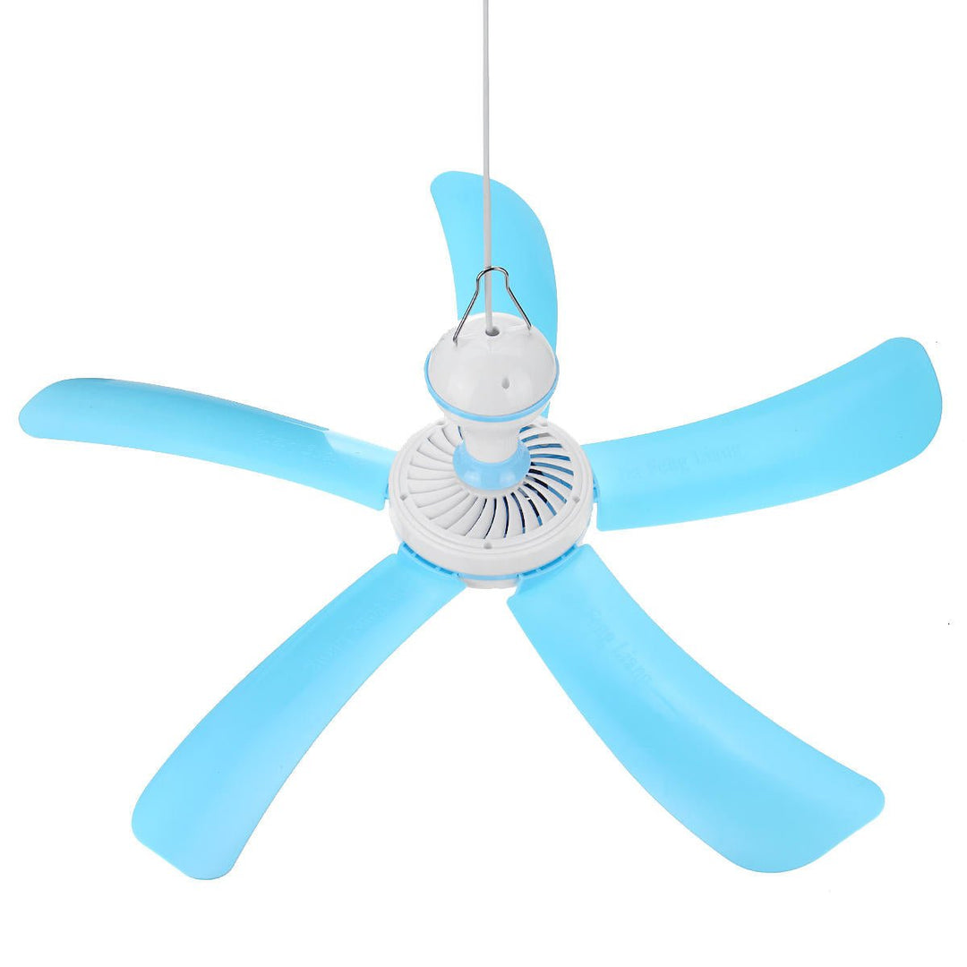 Portable 5 Blades Mini Ceiling Fan W, Remote Control Hanging Summer Cooler Gift Dia. 71cm 220V Image 4