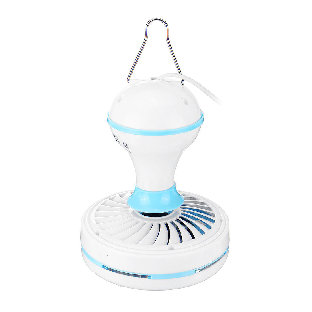 Portable 5 Blades Mini Ceiling Fan W, Remote Control Hanging Summer Cooler Gift Dia. 71cm 220V Image 6