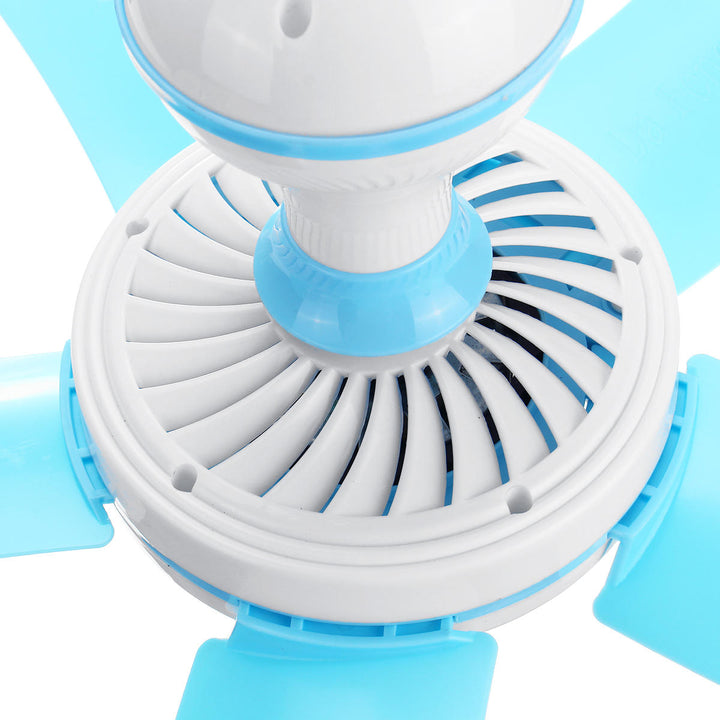 Portable 5 Blades Mini Ceiling Fan W, Remote Control Hanging Summer Cooler Gift Dia. 71cm 220V Image 8