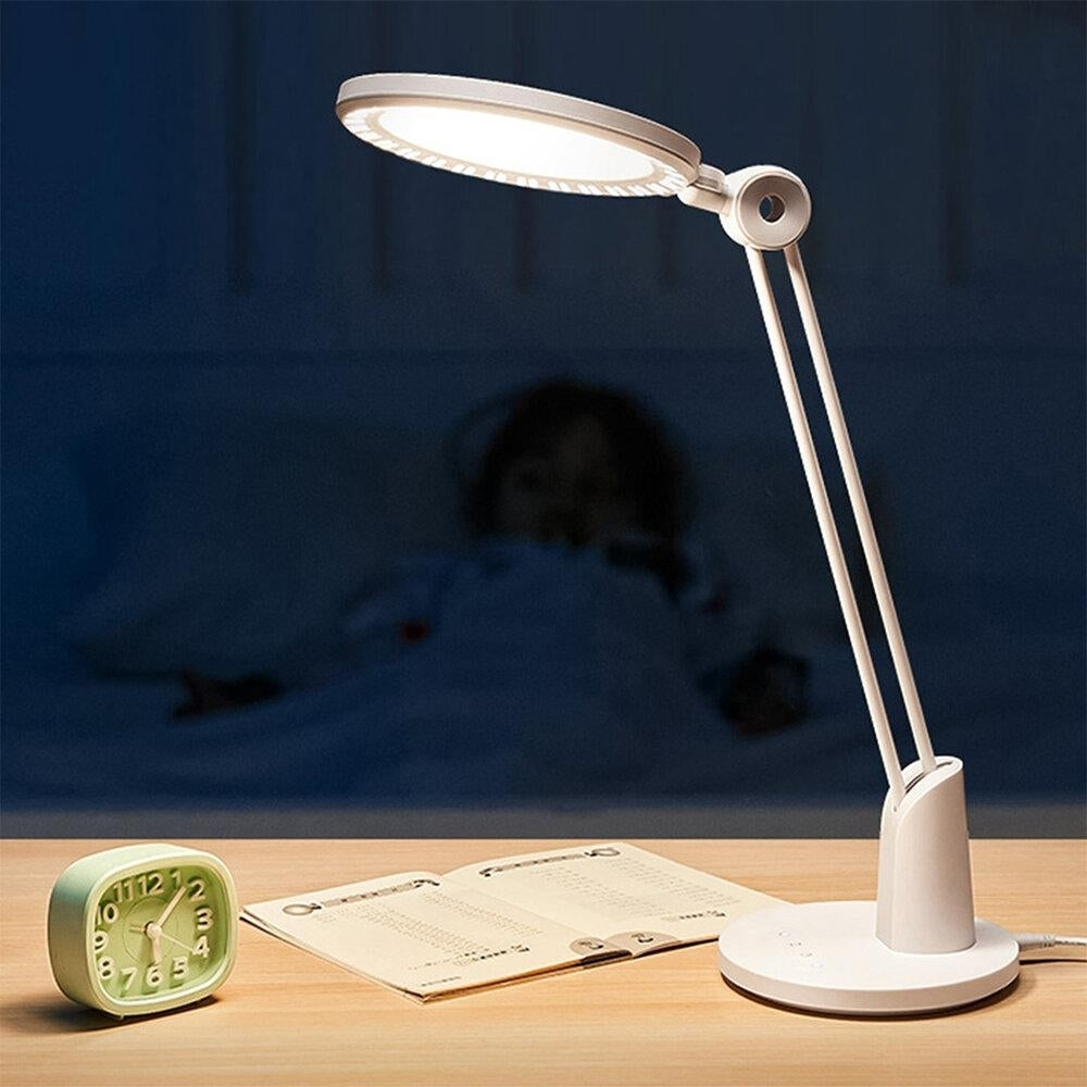 Reduce Ghosting Desk Lamp Touch Control 3800K Color Temperature High Color Rendering Less Blue Light Hazard Delayed Image 5