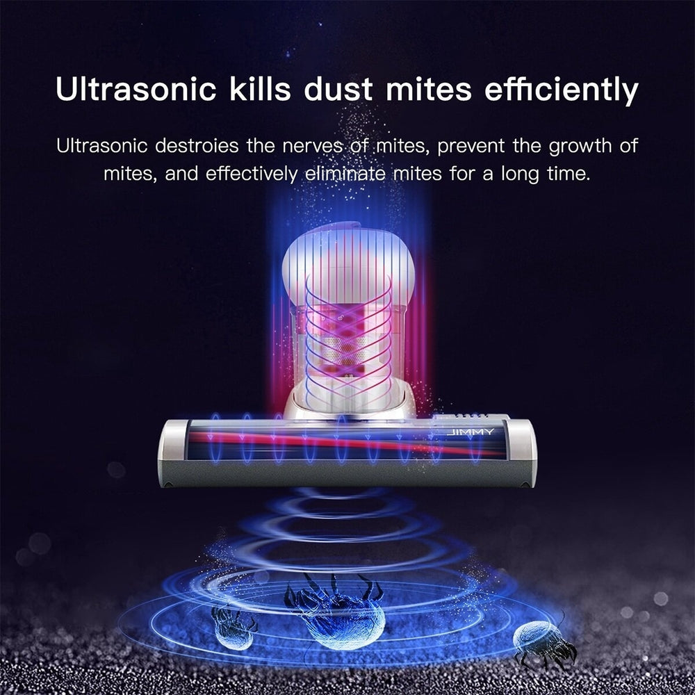 Ultrasonic Anti-Mites Vacuum Cleaner 2 Modes 600W Large Suction Power Cyclonic Filtration System 220-240V Image 2