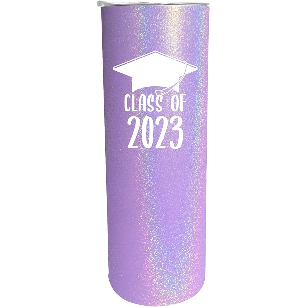 R and R Imports Class of 2023 Grad Graduation 20 oz Insulated Stainless Steel Skinny Tumbler Image 5