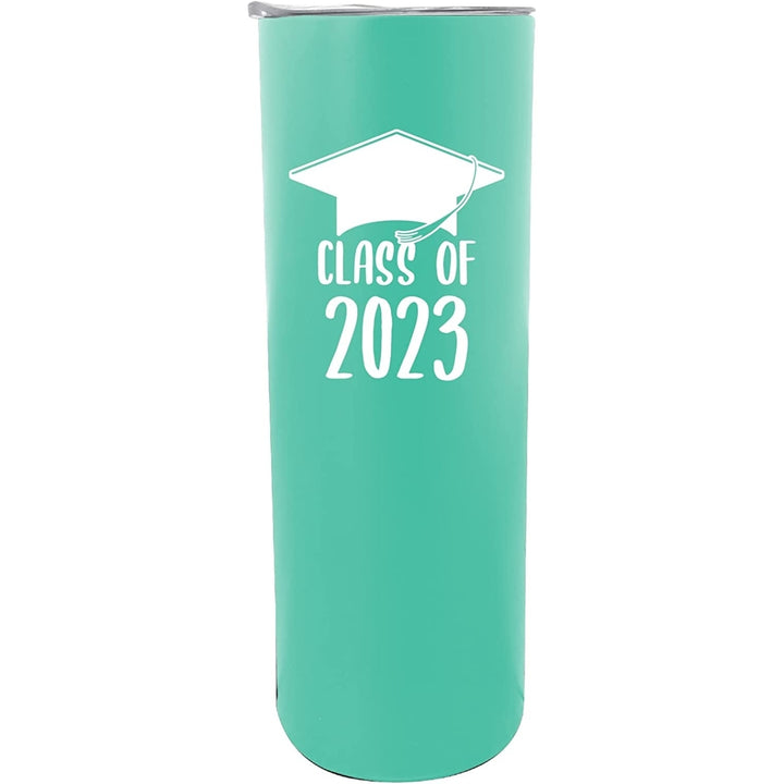 R and R Imports Class of 2023 Grad Graduation 20 oz Insulated Stainless Steel Skinny Tumbler Image 6