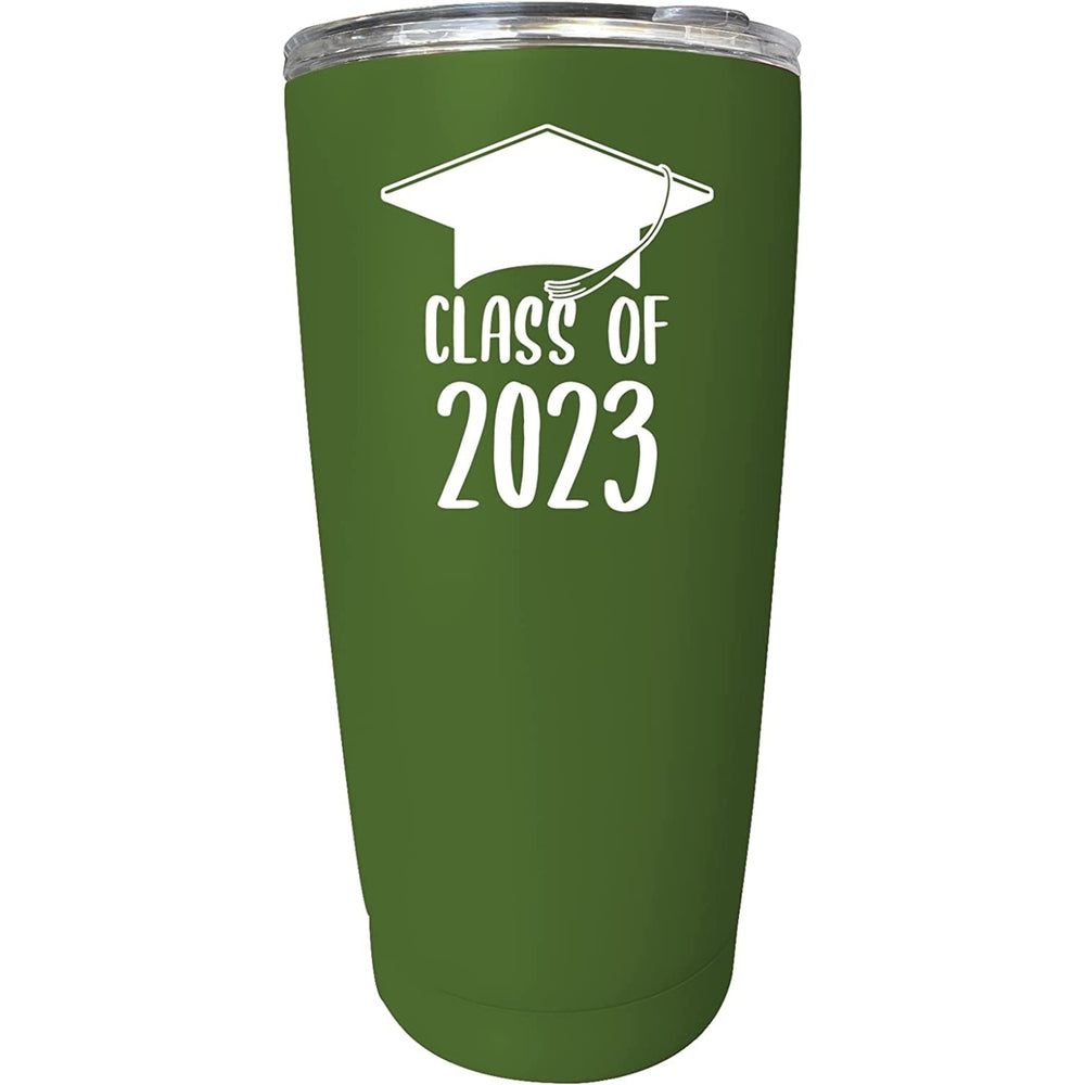 R and R Imports Class of 2023 Graduation Senior Grad 16 oz Stainless Steel Insulated Tumbler Image 2