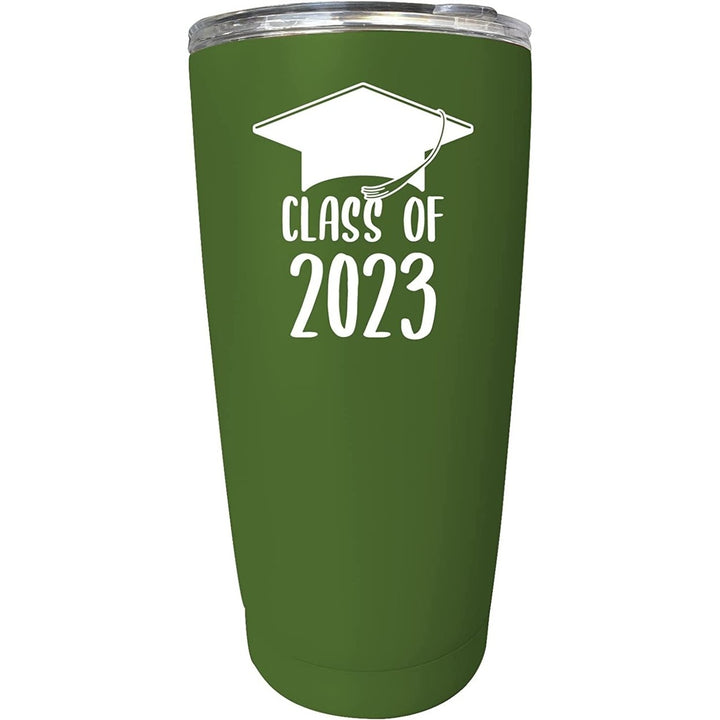 R and R Imports Class of 2023 Graduation Senior Grad 16 oz Stainless Steel Insulated Tumbler Image 1