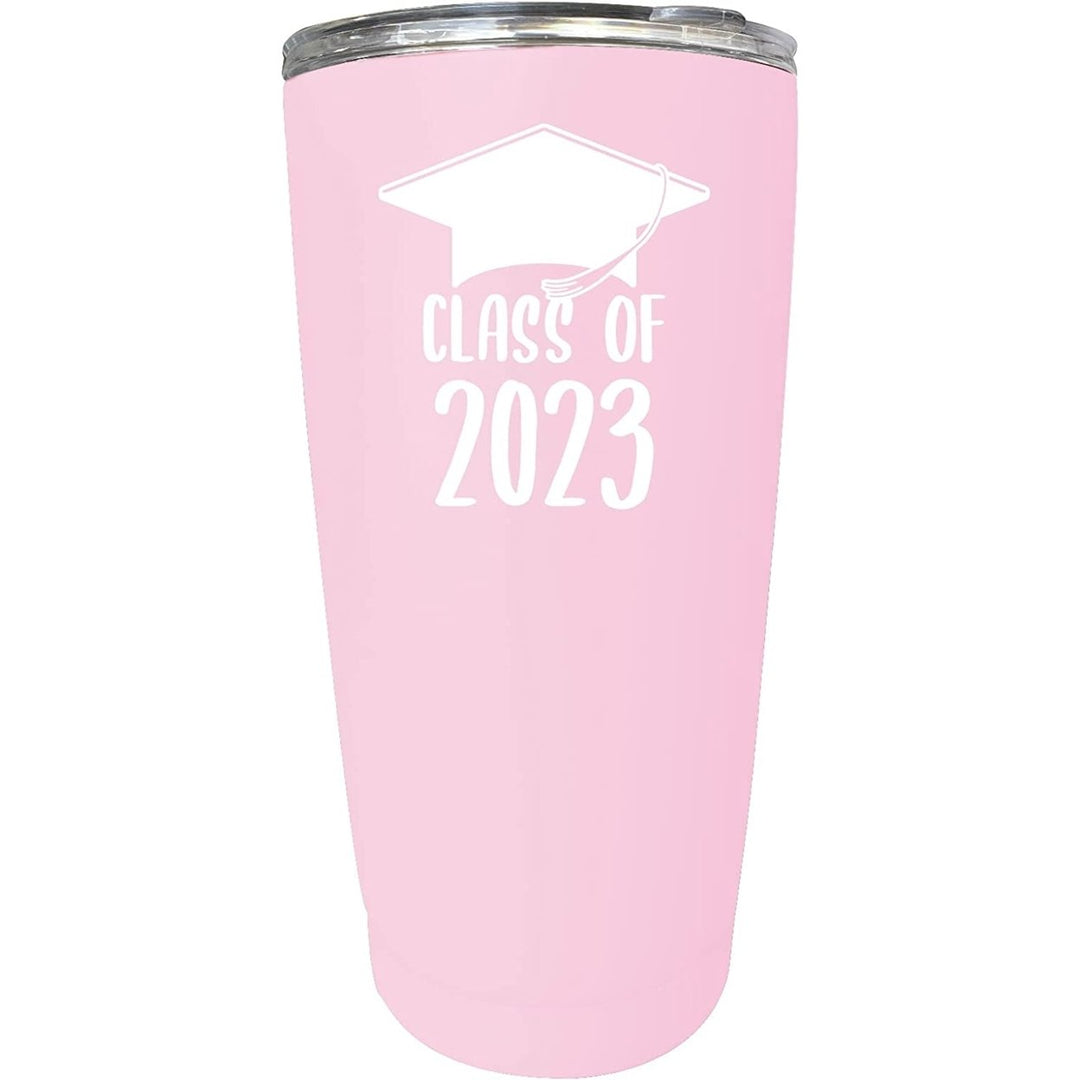 R and R Imports Class of 2023 Graduation Senior Grad 16 oz Stainless Steel Insulated Tumbler Image 1