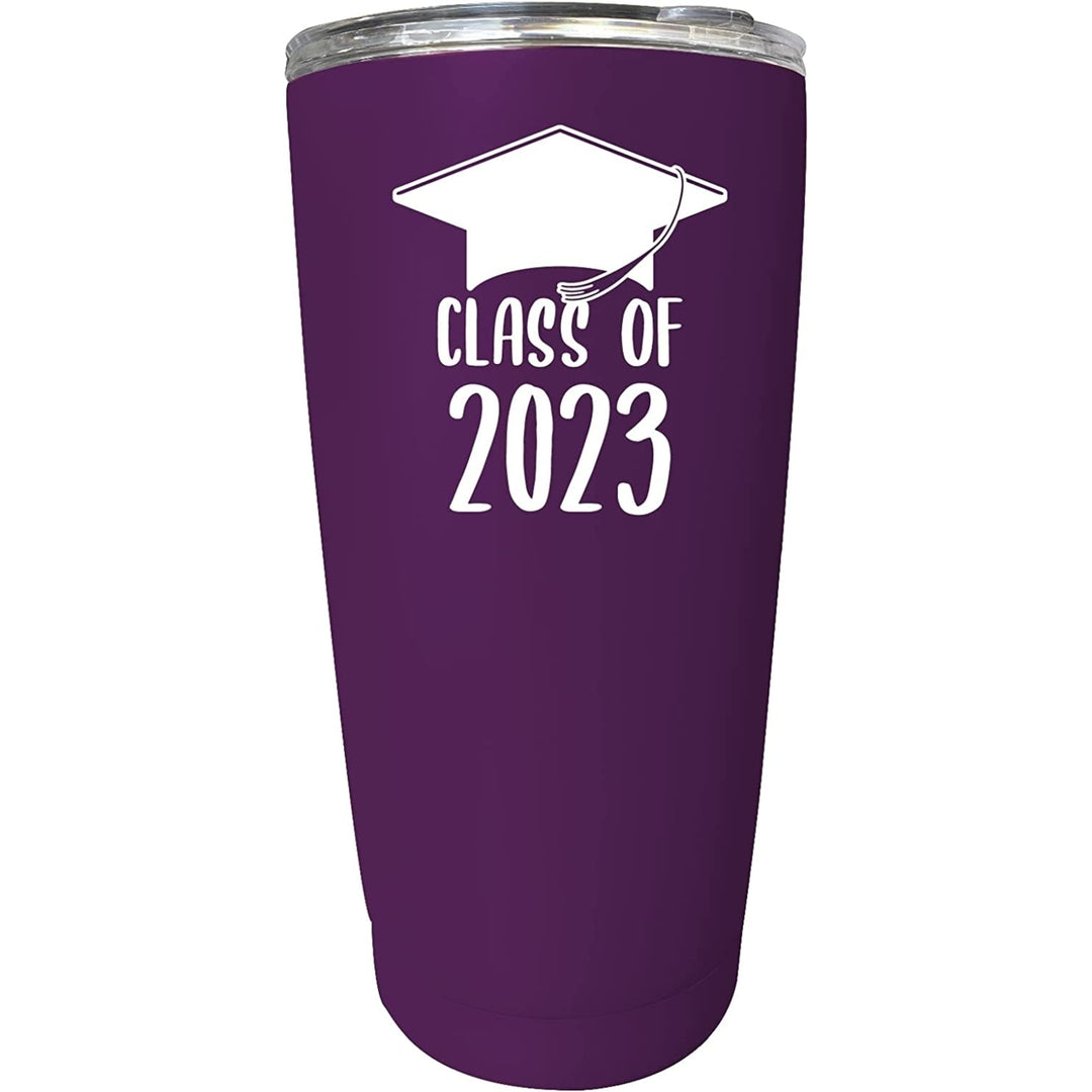 R and R Imports Class of 2023 Graduation Senior Grad 16 oz Stainless Steel Insulated Tumbler Image 5