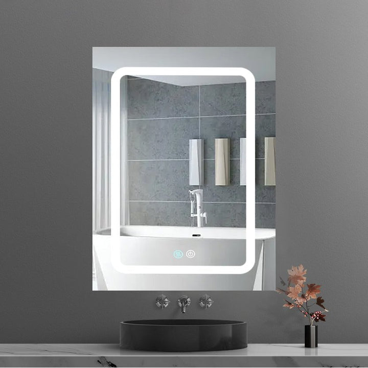 ExBrite 20x30 LED Bathroom Medicine Cabinet Lighted Mirror Right Open Waterproof Image 9