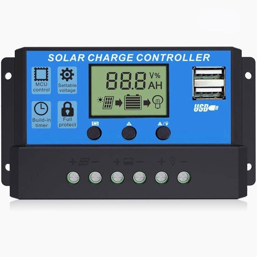 Multi-Function Adjustable LCD Display Solar Panel Charger Controller 12V,24V Image 7