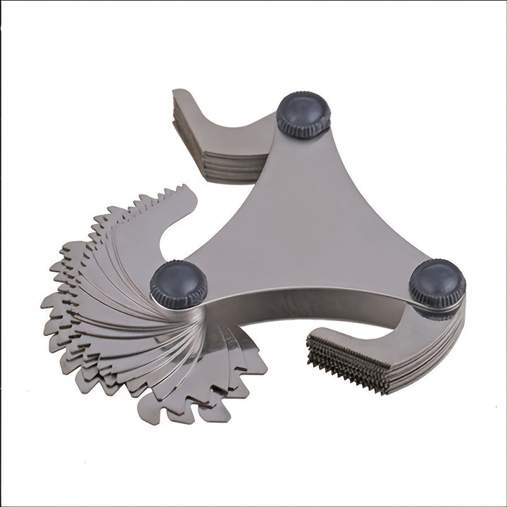 US+Metric+Inch Rib Pattern Thread Gauge Suitable for Industrial measurement Image 5