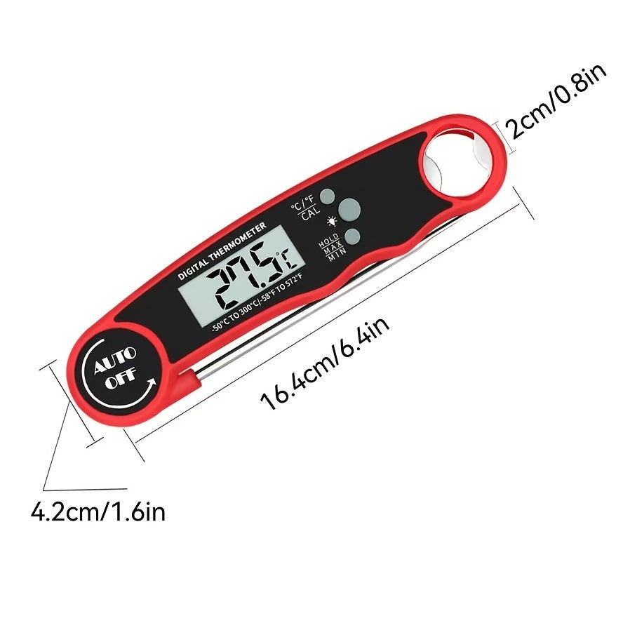 Waterproof Digital Instant Read Food Thermometer For BBQ Kitchen Cooking Baking Image 4