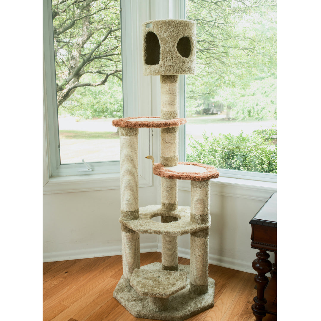 Armarkat Cat Climber, Real Wood Cat Junggle W Sisal Carpet, Jackson Galaxy Approved Image 5