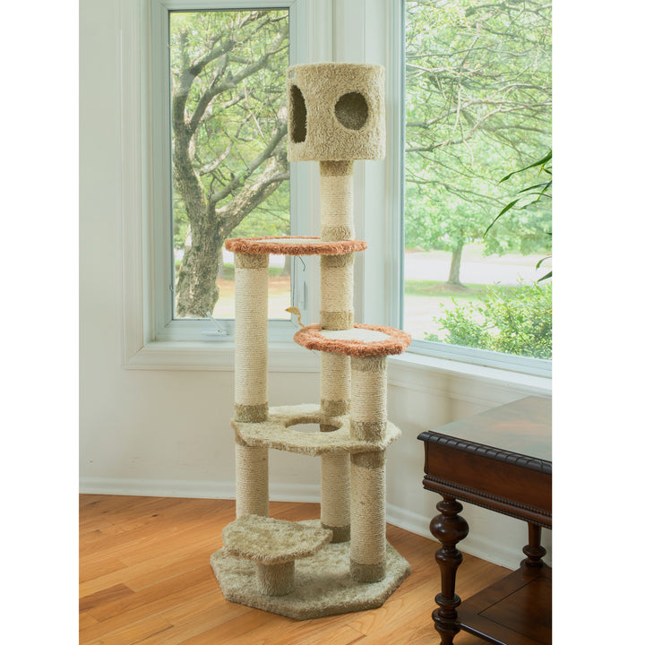 Armarkat Cat Climber, Real Wood Cat Junggle W Sisal Carpet, Jackson Galaxy Approved Image 6