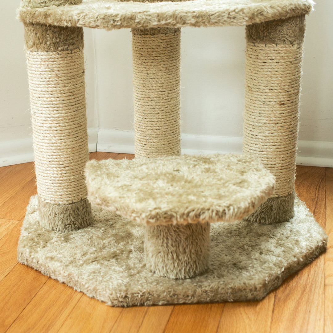 Armarkat Cat Climber, Real Wood Cat Junggle W Sisal Carpet, Jackson Galaxy Approved Image 8