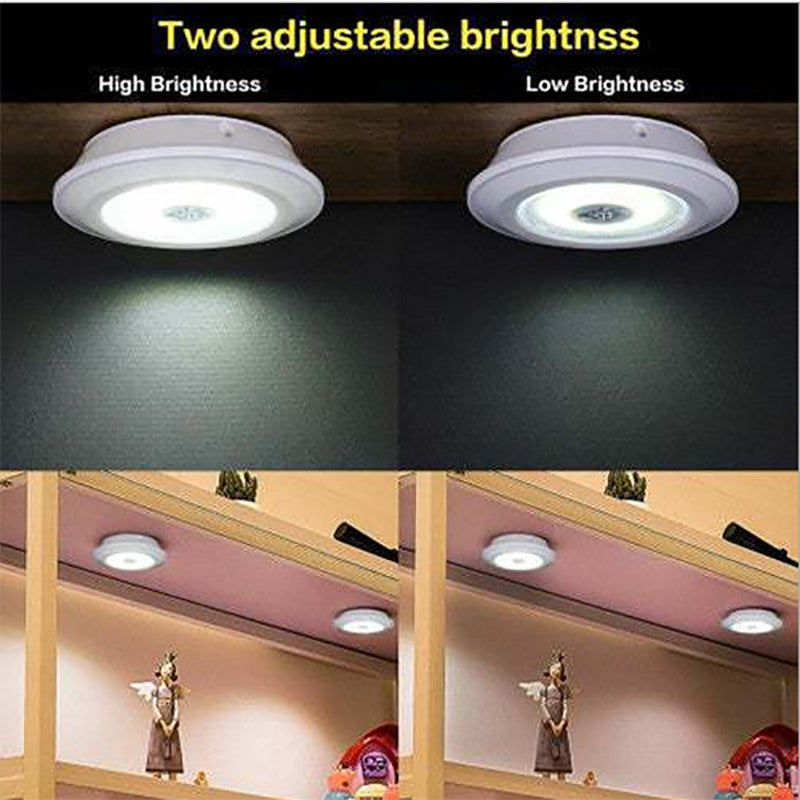 Super Bright Cob Under Cabinet Light LED Wireless Remote Control Dimmable Wardrobe Night Lamp Image 4