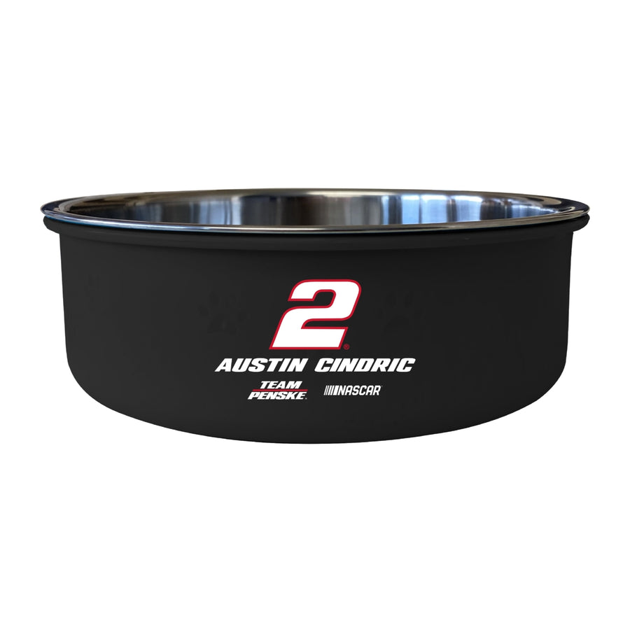 2 Austin Cindric Officially Licensed 5x2.25 Pet Bowl Image 1