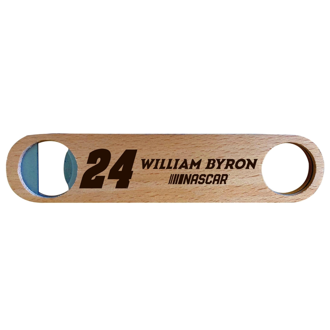 24 William Byron Laser Engraved Wooden Bottle Opener Image 1