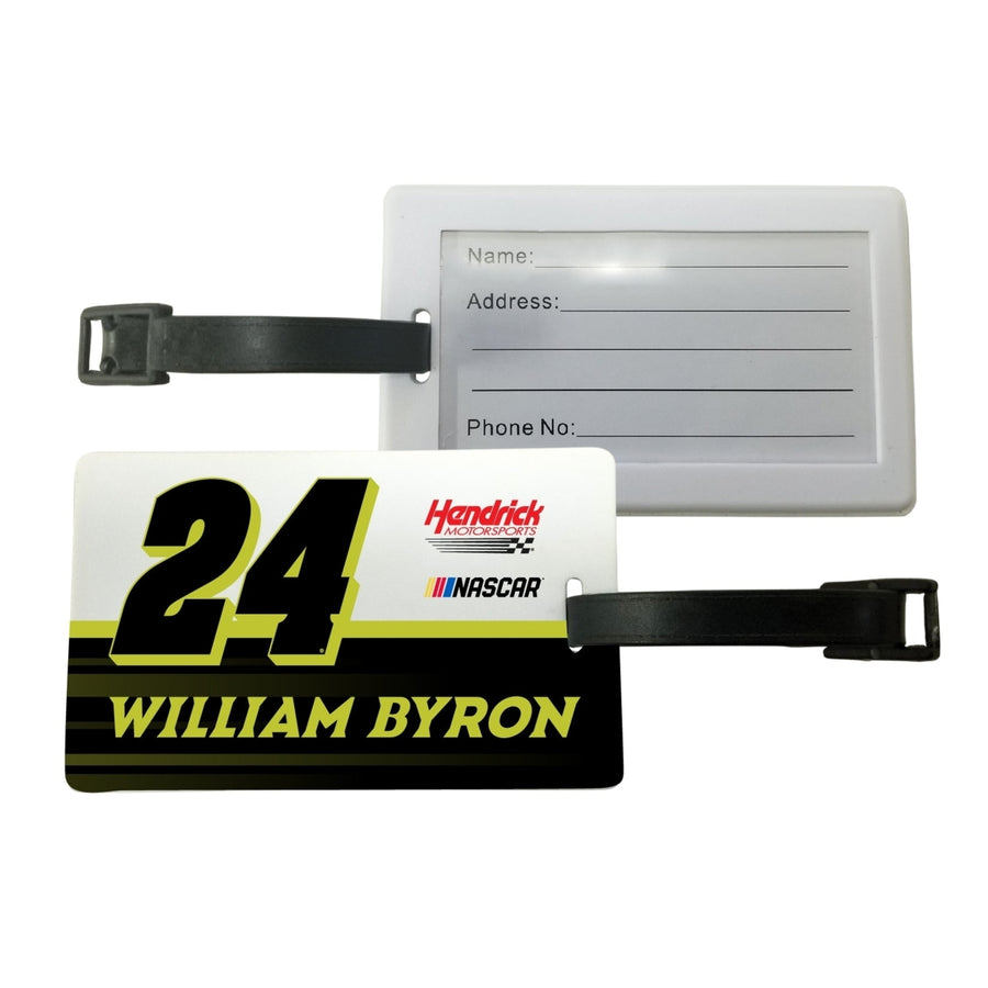 24 William Byron Officially Licensed Luggage Tag Image 1