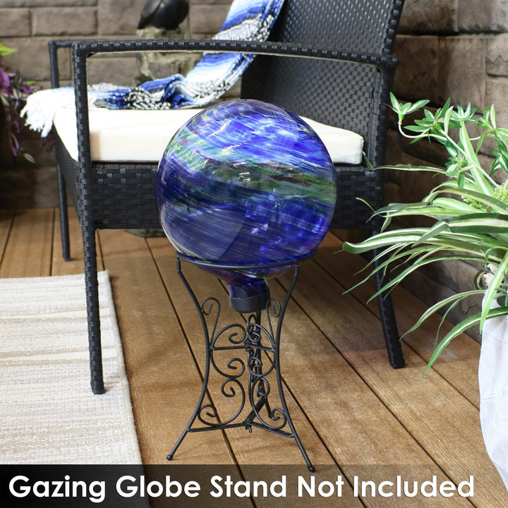 Sunnydaze Northern Lights Glass Gazing Globe - 10 in Image 8