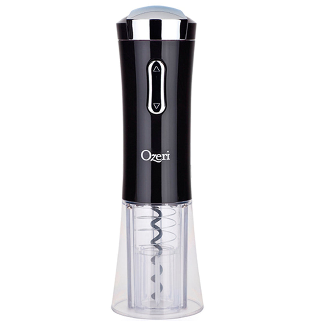 Ozeri Nouveaux Electric Wine Opener Cordless Foil Cutter Fast Rechargeable 40 Bottles Image 3