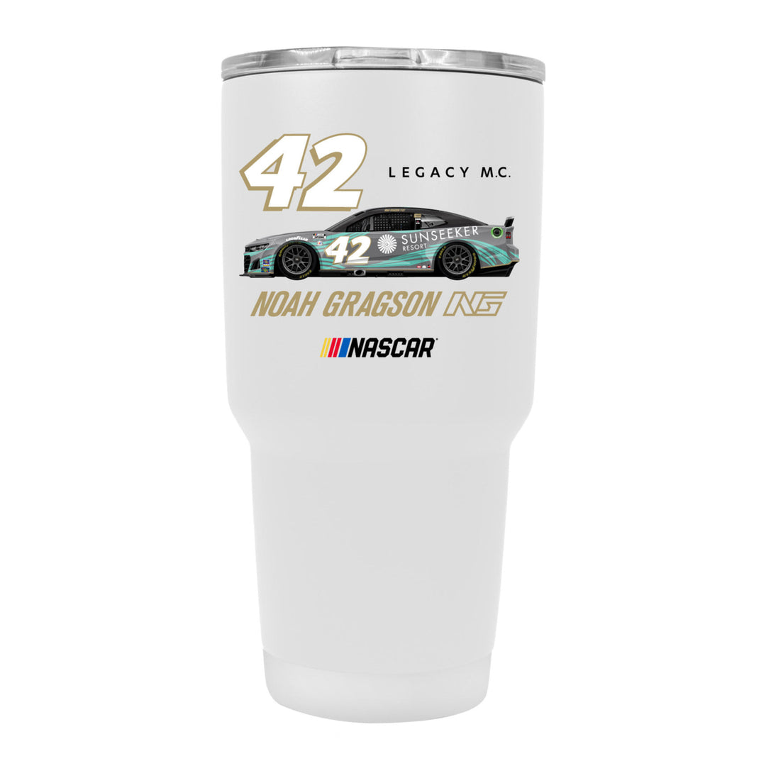 42 Noah Gragson Officially Licensed 24oz Stainless Steel Tumbler Image 1