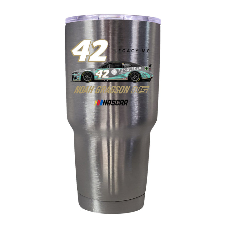 42 Noah Gragson Officially Licensed 24oz Stainless Steel Tumbler Image 2