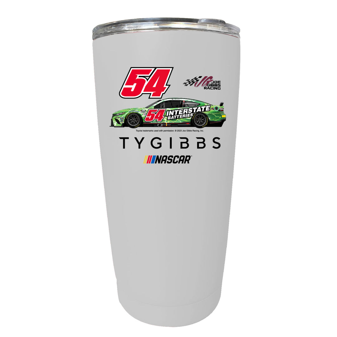 54 Ty Gibbs Officially Licensed 16oz Stainless Steel Tumbler Image 1