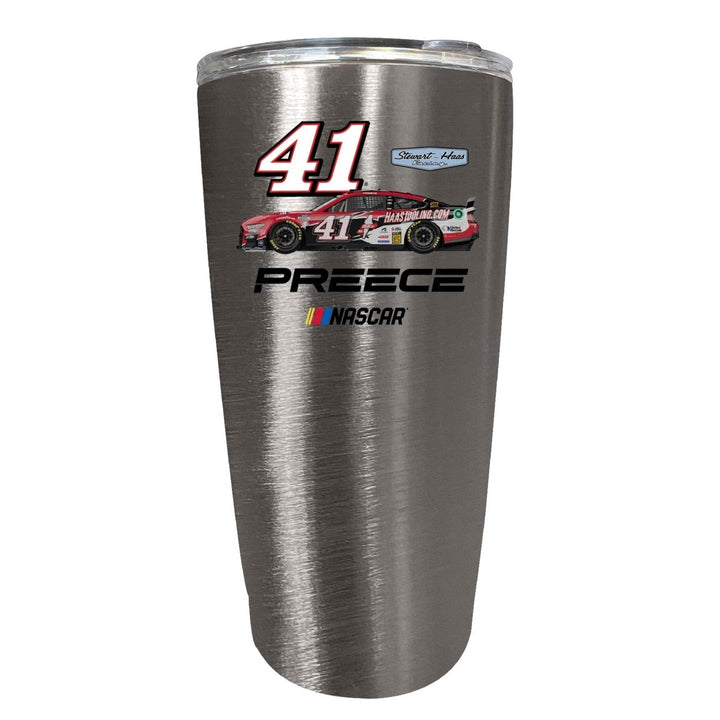 41 Ryan Preece Officially Licensed 16oz Stainless Steel Tumbler Image 1