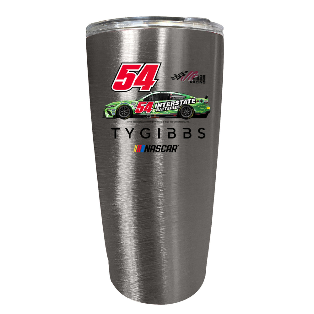 54 Ty Gibbs Officially Licensed 16oz Stainless Steel Tumbler Image 2