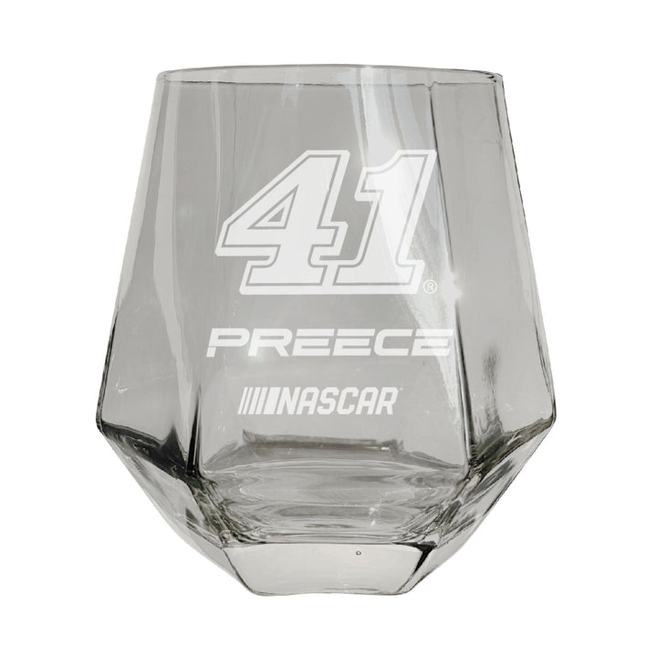 41 Ryan Preece Officially Licensed 10 oz Engraved Diamond Wine Glass Image 1