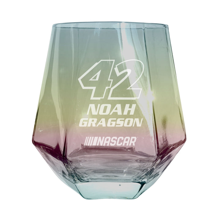 42 Noah Gragson Officially Licensed 10 oz Engraved Diamond Wine Glass Image 2