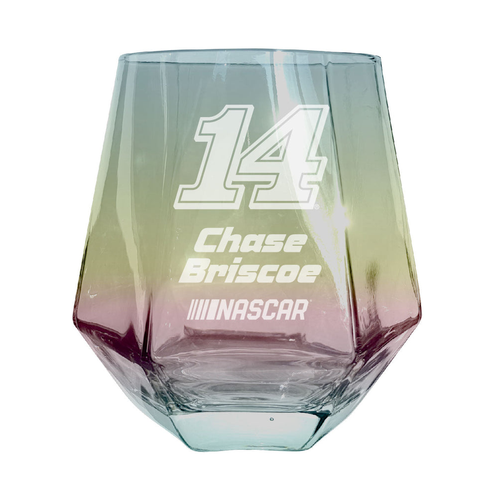 14 Chase Briscoe Officially Licensed 10 oz Engraved Diamond Wine Glass Image 2