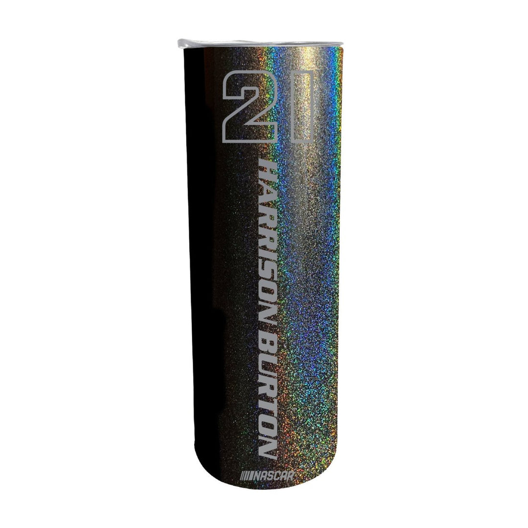 21 Harrison Burton Officially Licensed 20oz Insulated Stainless Steel Skinny Tumbler Image 1