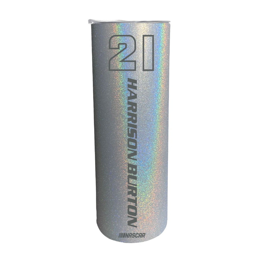 21 Harrison Burton Officially Licensed 20oz Insulated Stainless Steel Skinny Tumbler Image 1