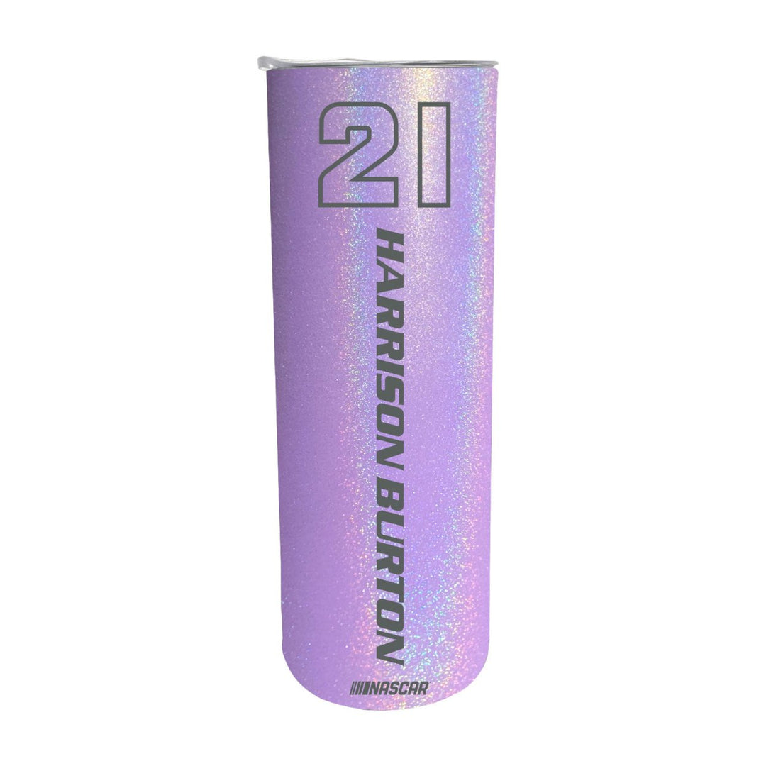 21 Harrison Burton Officially Licensed 20oz Insulated Stainless Steel Skinny Tumbler Image 5