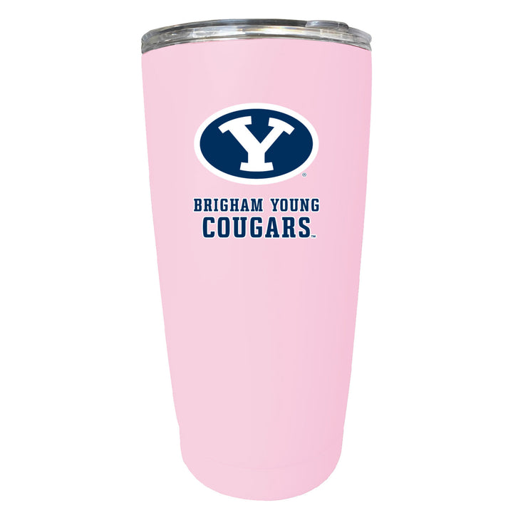 Brigham Young Cougars NCAA Insulated Tumbler - 16oz Stainless Steel Travel Mug Image 2